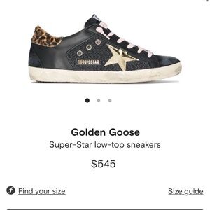 never worn black golden goose size 37
